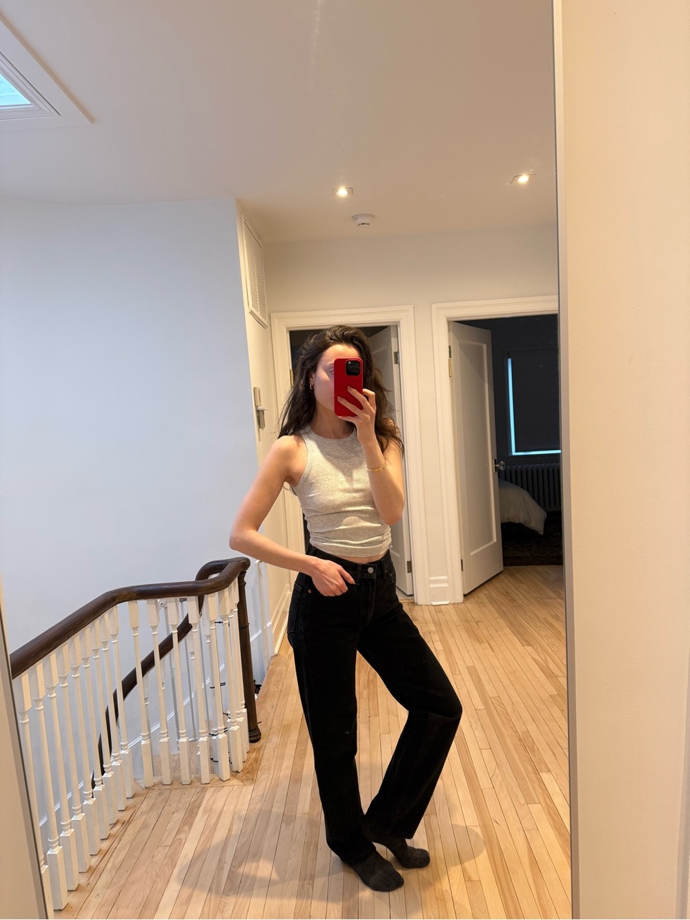 Levi's 550 Black Wide Leg Jeans 28x32